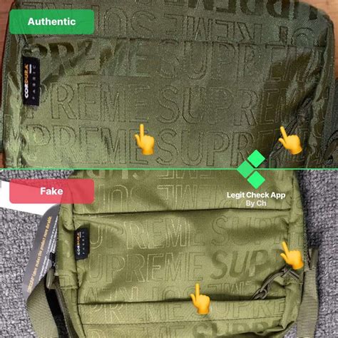 how to spot fake supreme sling bag|how to check for fake supreme.